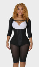 Load image into Gallery viewer, HOURGLASS KNEE LENGTH FAJA WITH SLEEVES M474