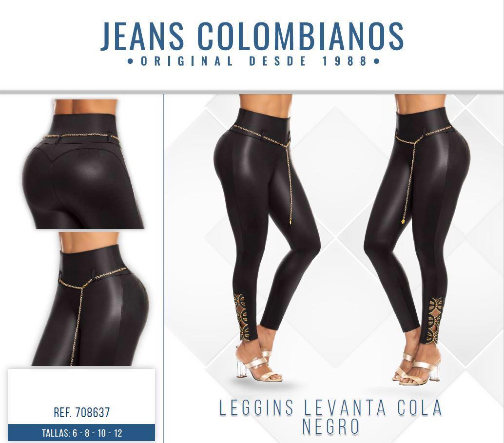 Leggings Colombiana Levantacola con Faja 708637 – Colombian Jeans & Fajas