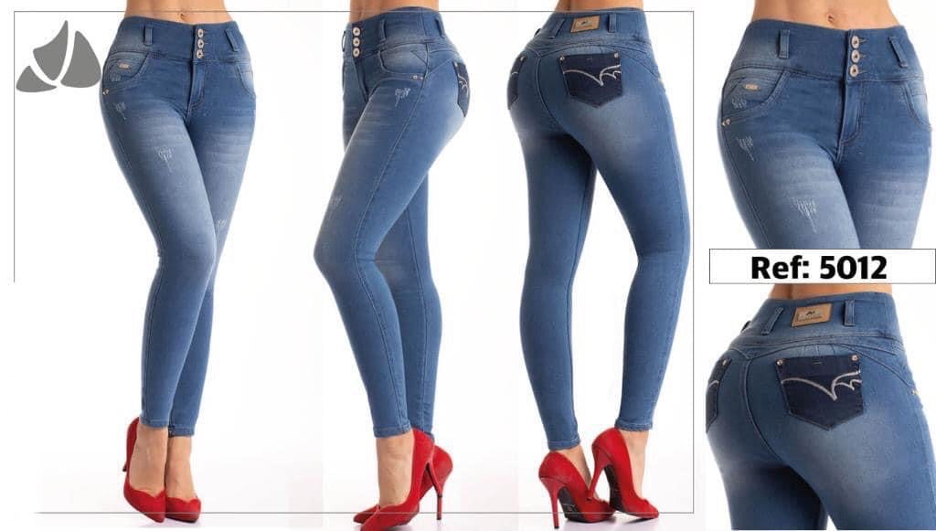 Jeans Colombiano Levantacola V5012