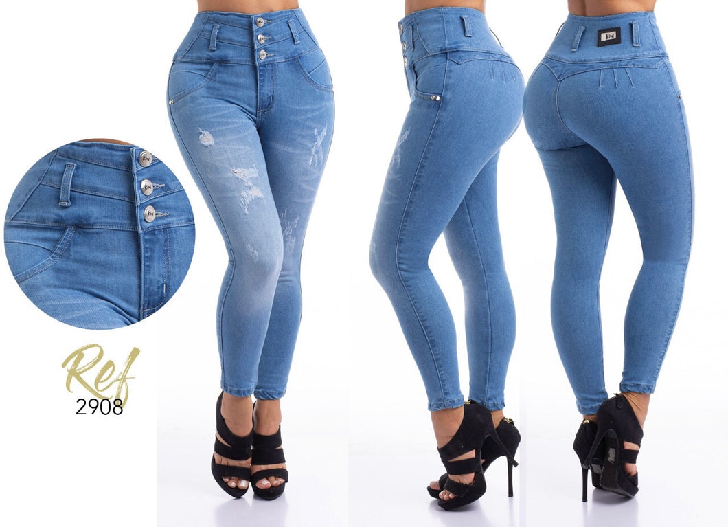 Jeans Colombiano Levantacola K2908