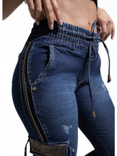 Load image into Gallery viewer, Push Up Colombian Jeans-Jogger Cargo Ref80794