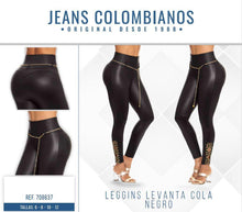 Load image into Gallery viewer, Leggings Colombiana Levantacola con Faja 708637