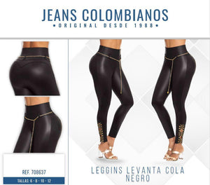 Leggings Colombiana Levantacola con Faja 708637